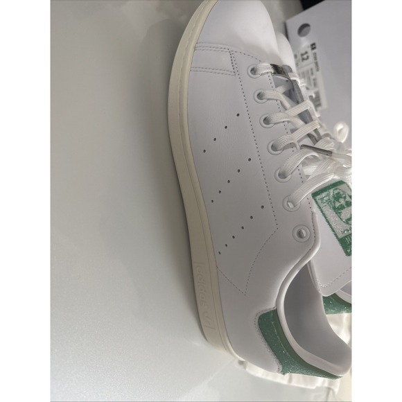 Adidas Stan Smith Swarovski Crystals Men's Size 12 White Green Shoes FX7482 - Picture 5 of 11